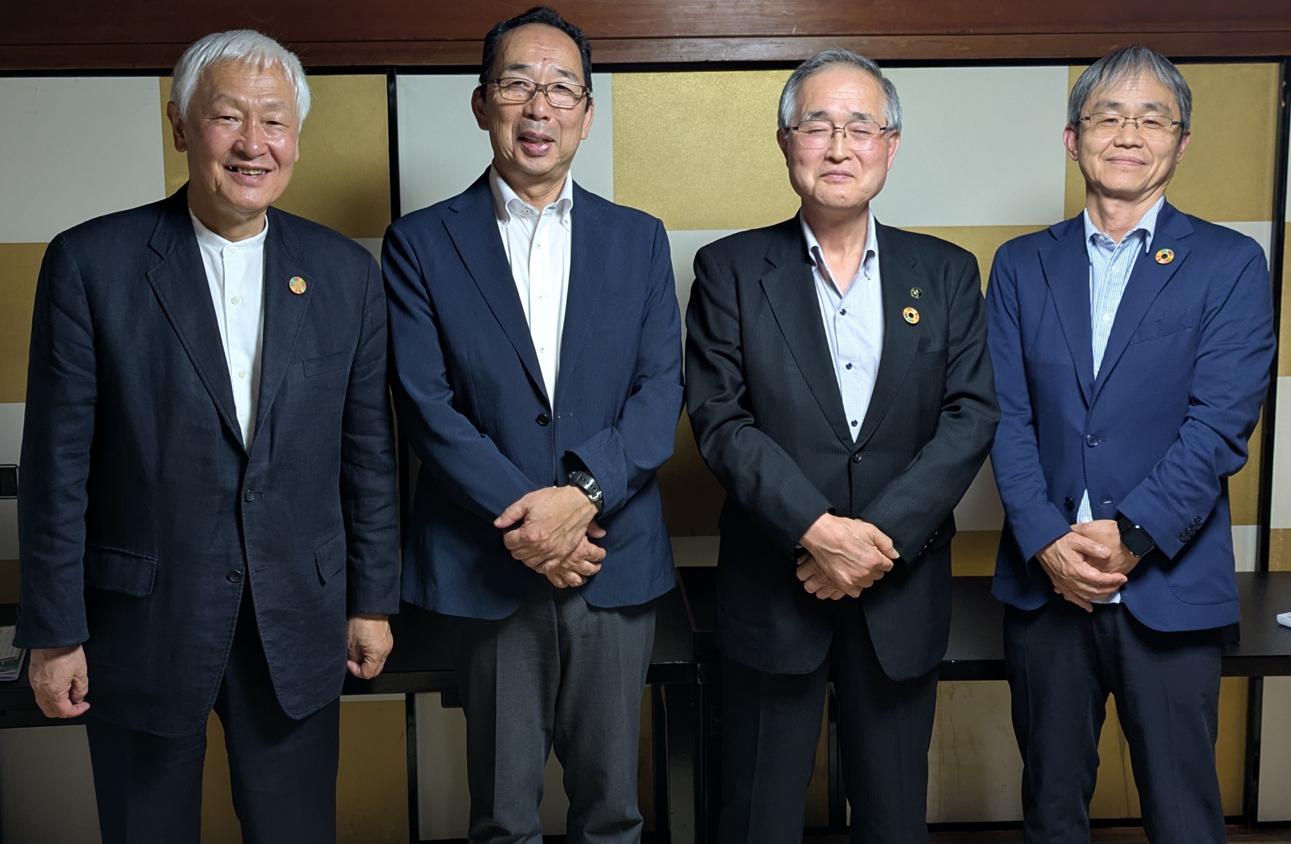 真庭市長と