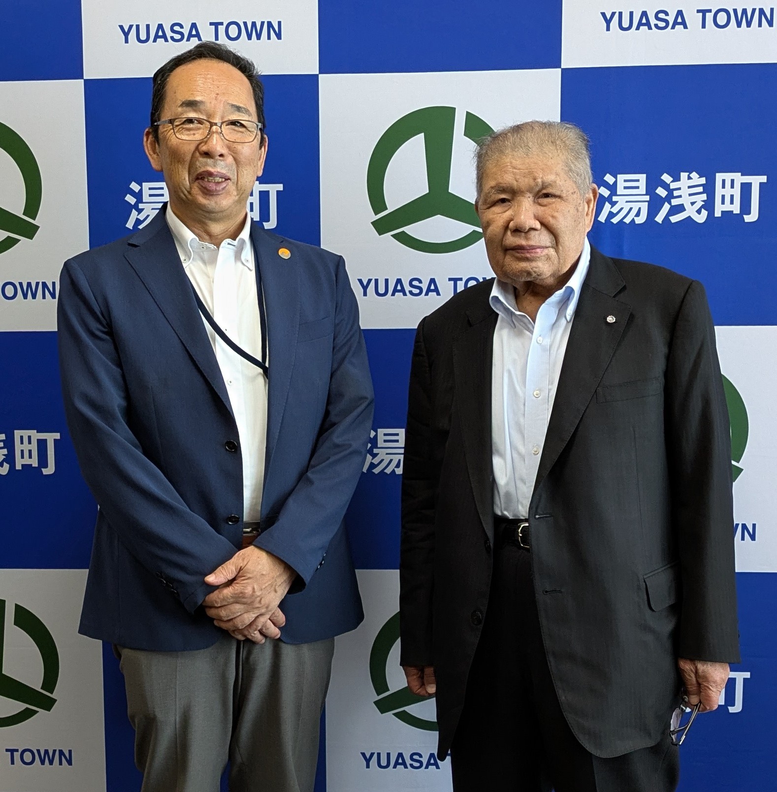 湯浅町長と