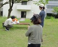 わだにゃんを見つけた様子