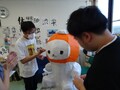 色を塗る様子