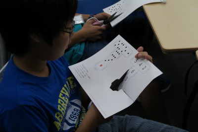 サイコロを作る参加者
