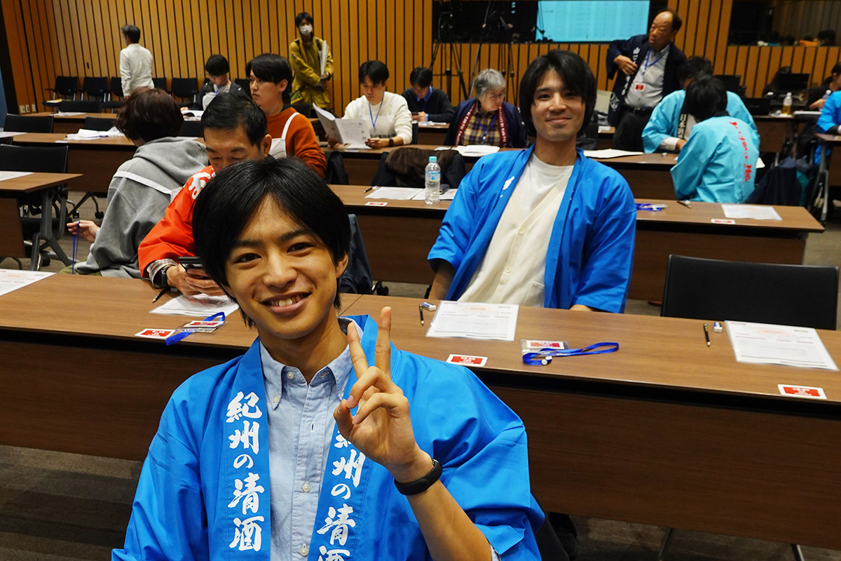 きき酒選手権大会出場学生