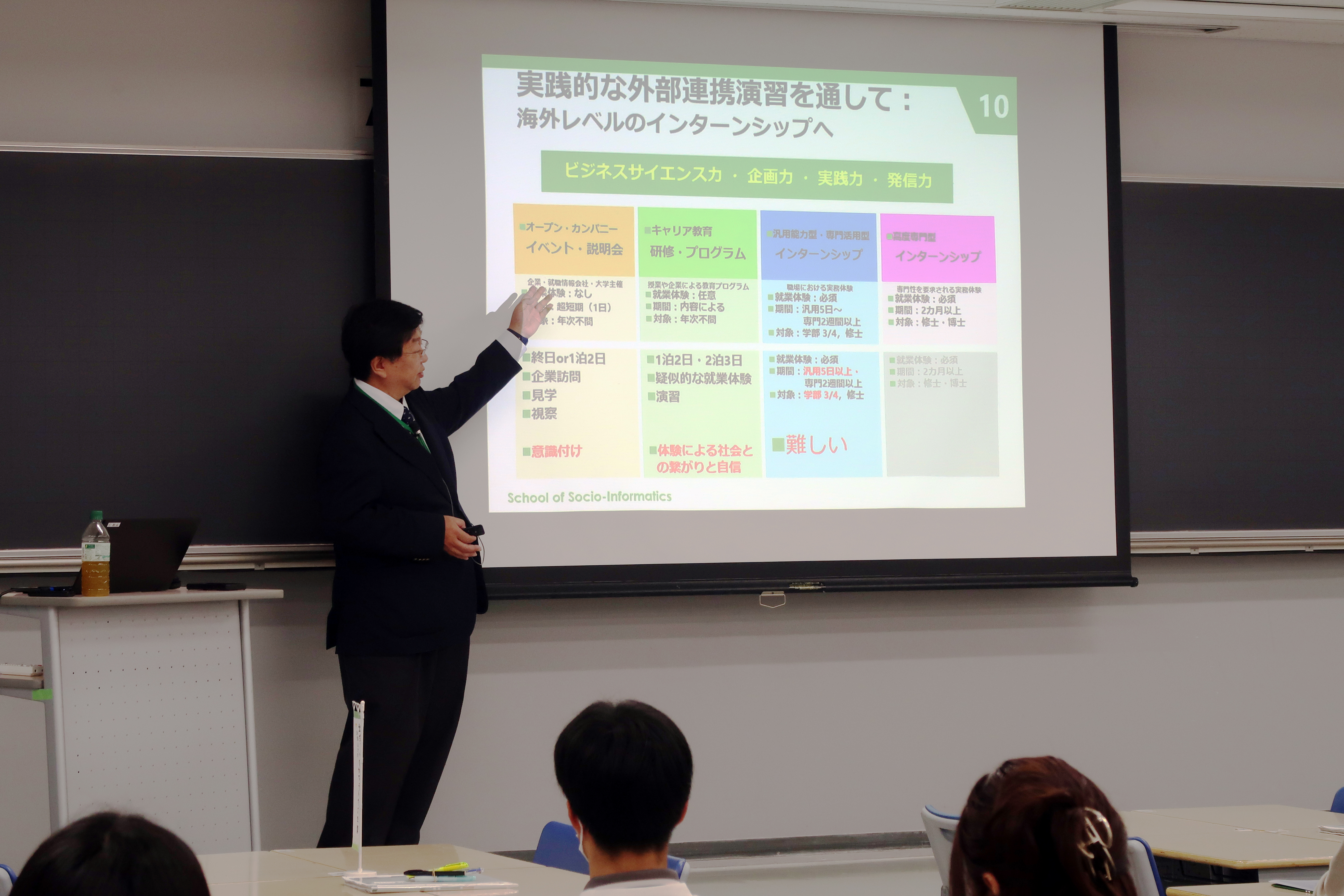11月9日社会インフォマティクス学環入学説明会の様子04