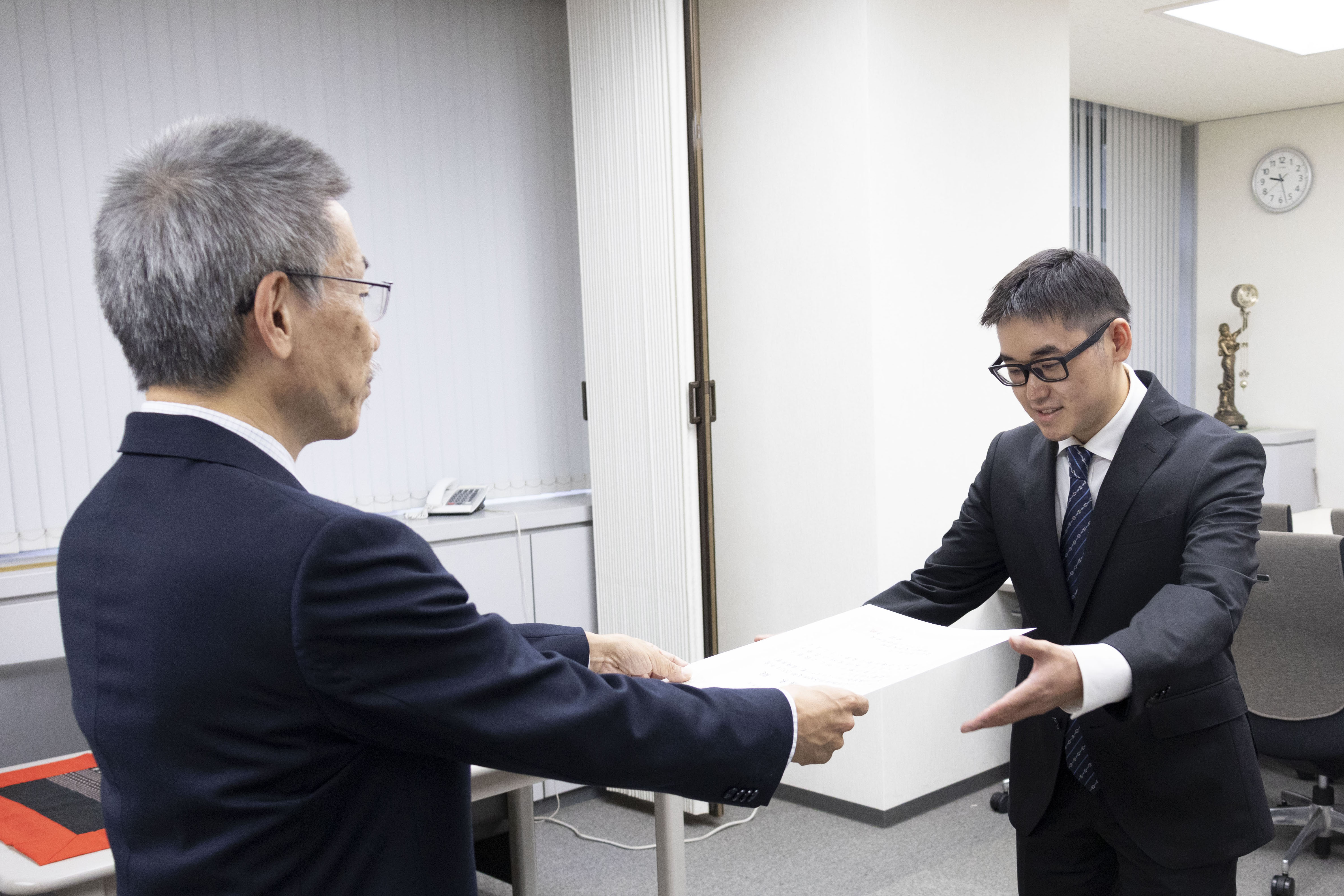 表彰式の様子